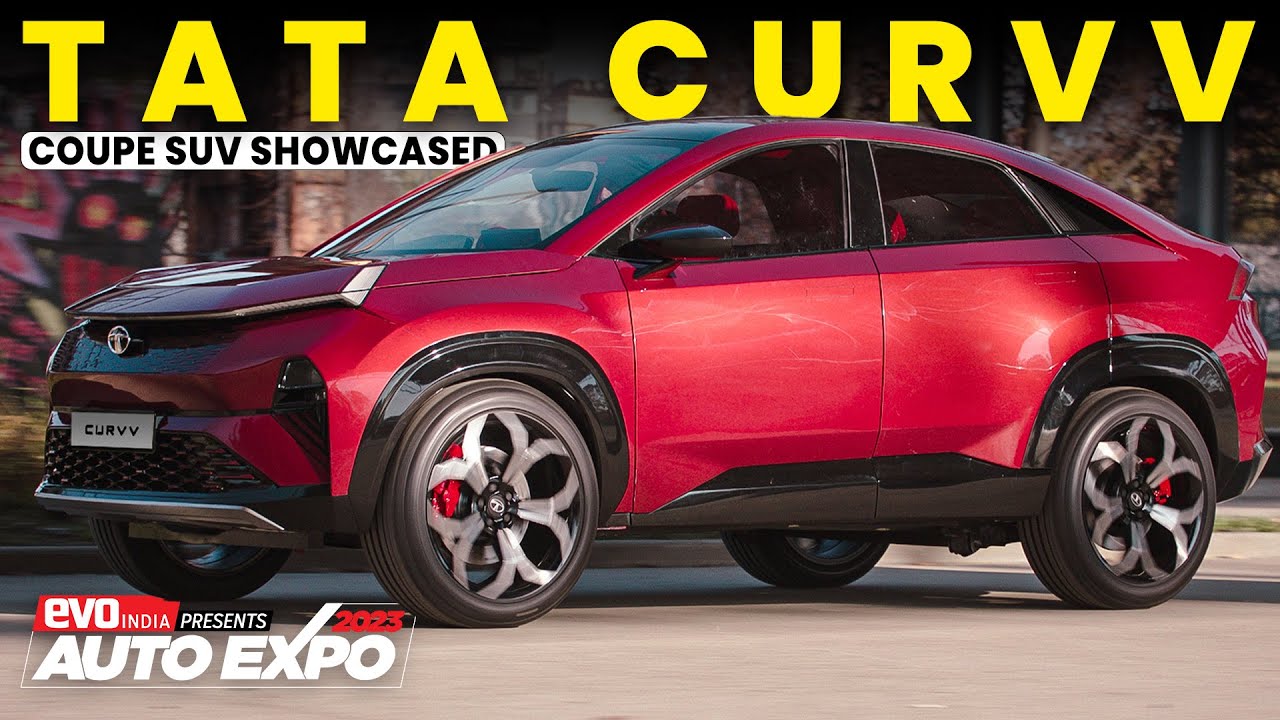 Tata Curvv Coupe SUV showcased at 2023 Auto Expo | evo India