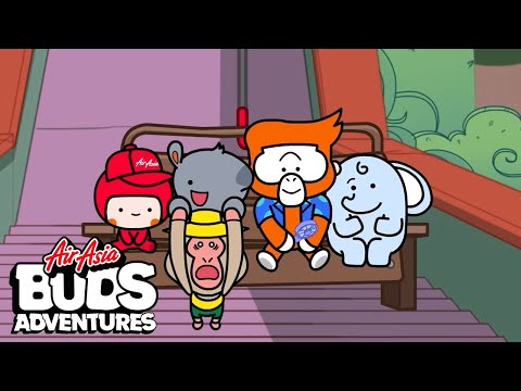 See The City From New Heights! AirAsiaBuds | Air Asia Buds | Moonbug Kids - International