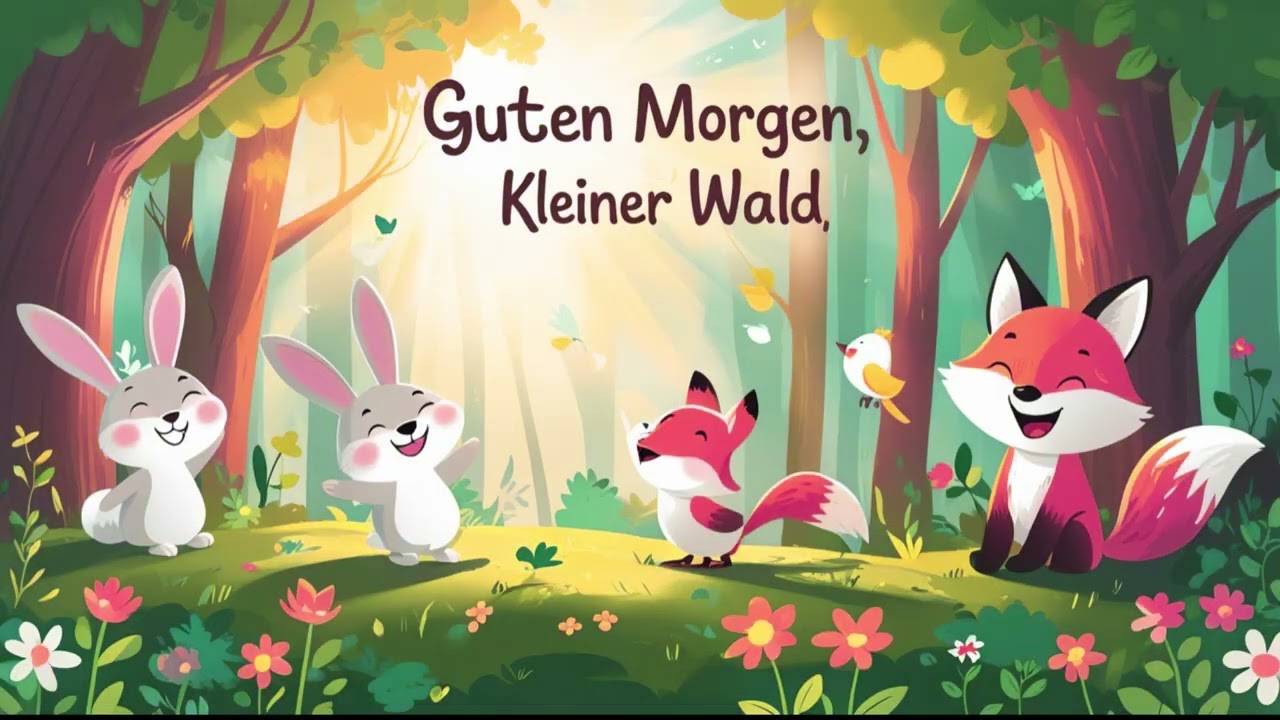 Guten Morgen, kleiner Wald | Fröhliches Aufwachlied für Kinder