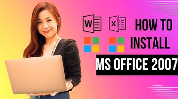 How to install Microsoft office 2007.