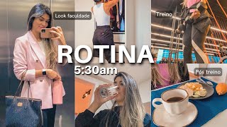 Acordando 530Am Rotina Pré Feriado, Academia, Faculdade E Trabalho