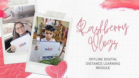 Offline Digital Distance Learning Module | Rashberry Vlogs