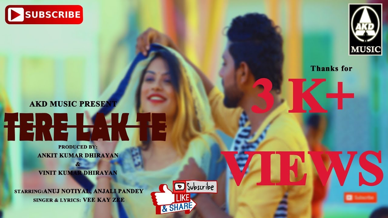 TERE LAK TE NEW PUNJABI SONG//anuj notiyal and anjali pandey //singer-VKG (COMMING SOON)