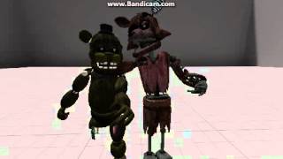 Sfm Fnaf Phantom Foxy Meets Phantom Freddy