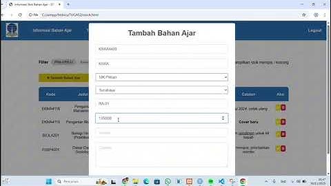 TUGAS 2 PEMROGRAMAN BERBASIS WEB