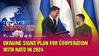 Today's News 02\/03\/2024: Ukraine signs plan for cooperation with NATO in 2024