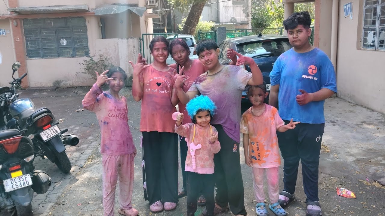 Holi celebration 