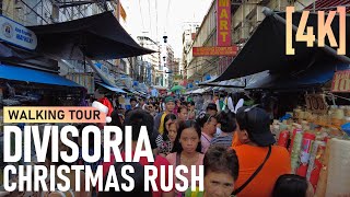 Real Divisoria Christmas Rush | Stress Walking in Manila 2023