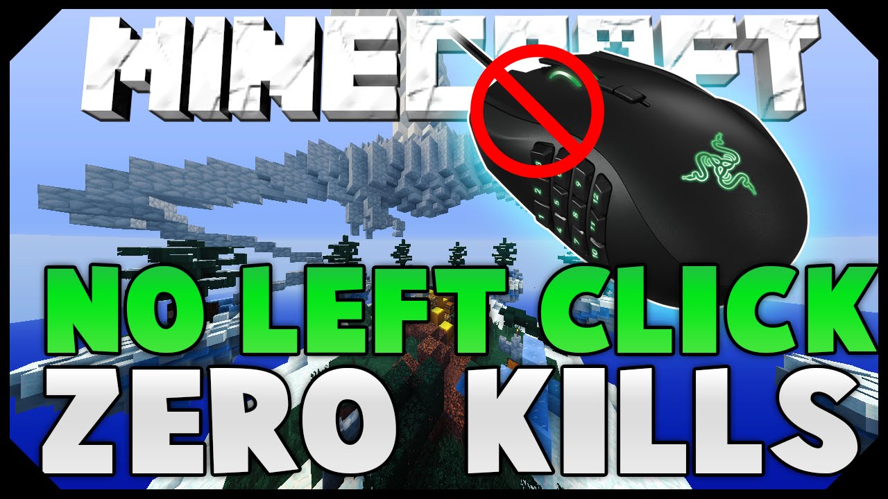 NO LEFT CLICK CHALLENGE + ZERO KILL CHALLENGE! ( Hypixel Skywars )