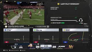 NCAA27 New Player Sophmore Season HB2 Trying To Go Back To Back Natty Champs