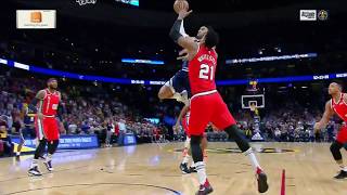 Gary Harris Posterizes Whiteside Take Notes, Big Man Nuggets Vs. Trail Blazers Feb. 04 2020 Nba