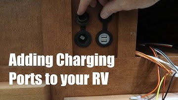 Adding USB charging ports and 12v outlets to an RV
