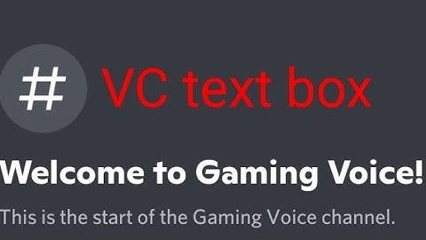 Discord Mobile - How to use VC Text Channels