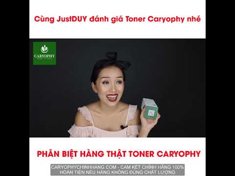 TONER CARYOPHY DÀNH CHO DA MỤN & DA NHẠY CẢM!