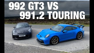 PORSCHE 992 GT3 Vs 991.2 GT3 Touring - Which Wins OLD or NEW? With @RogerBaileyOnCars | TheCarGuys.tv