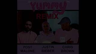 Justin Bieber - Yummy Remix (ft. Chris Brown & Post Malone) [mashup] #FRMM