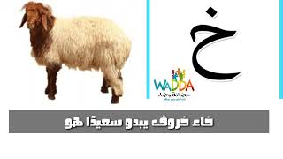 نشيد الحروف للأطفال (حرف الخاء) 