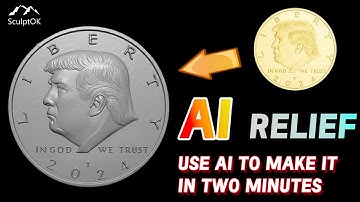 CREATE 3D Printing depth map model from ANY Image without zbrush in SECONDS!