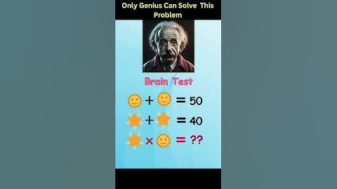 can you solve this emoji maths puzzle? 80% fails #mathgame #quiz #maths #mathspuzzle #mathstricks