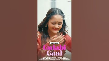 Thumbnail of #gulabi gaal #songs #trending#bindasskavya