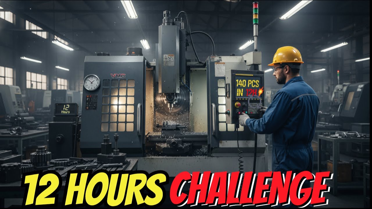 12 HOURS Challenge 140 PCS बनाने का Challenge 💪 | VMC Operator Life | Factory Vlog