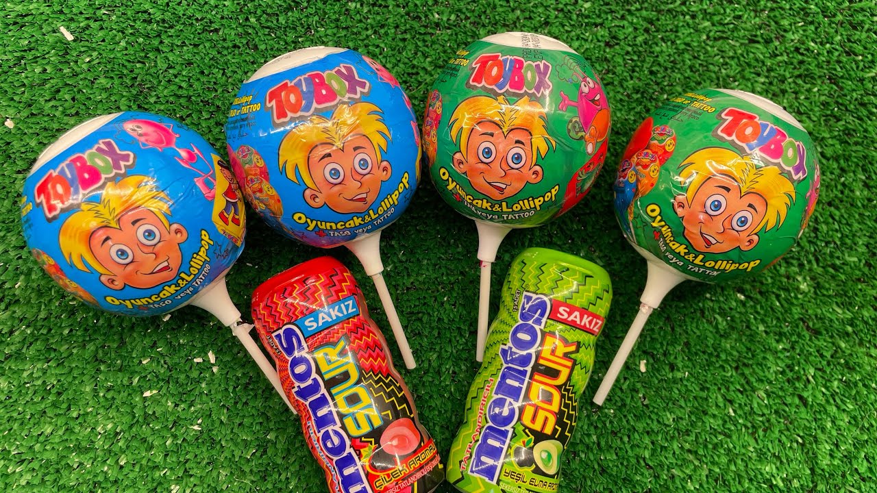 Satisfying Video | Unboxing GIANT Rainbow Lollipop Candy with Yummy Sweets Cutting ASMR