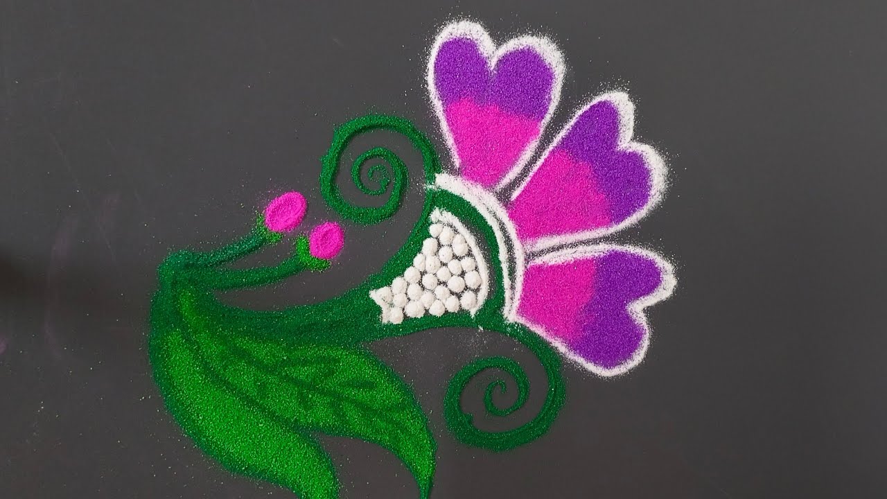 दररोज काढण्यासाठी सोपी, सुंदर आणि आकर्षक रांगोळी 