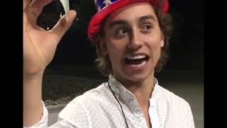 josh kiszka being a cutie for a minute and a half