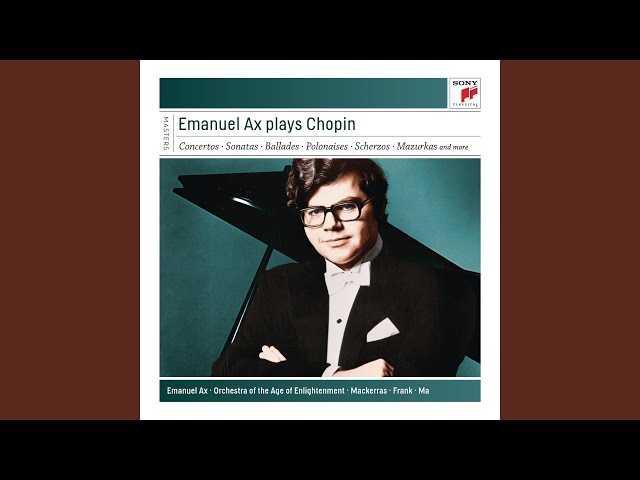 Chopin - Nouvelle Etude n° 3 : Emanuel Ax, piano