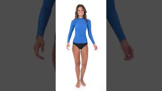 Sporti Womens Ls Upf 50 Sport Fit Rash Guard Swimoutlet