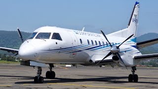 Flying Wollongong's new airline to Melbourne - Fly Corporate Saab 340! (Now Link Airways)