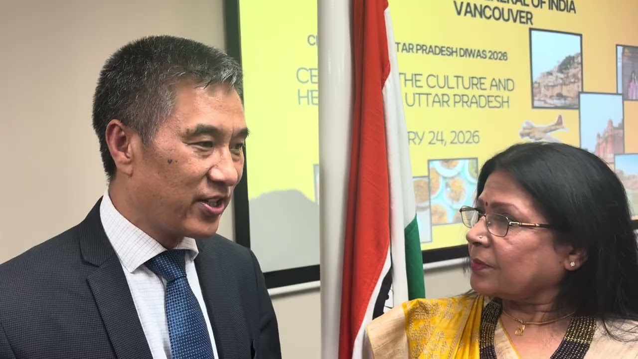 UP diwas celebration at the office of Consulate General of India/ Vancouver t