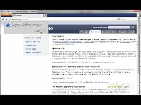 SEL 3: Installing Selenium IDE