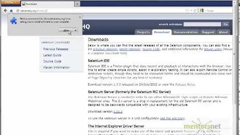 SEL 3: Installing Selenium IDE