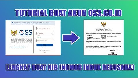 Tutorial Membuat NIB (Nomor Induk Berusaha) di Aplikasi atau Web OSS | Lengkap Sampai Jadi SK