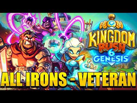 【Kingdom Rush 6: Genesis TD】アイアンチャレンジをベテラン難易度で攻略するタワー配置と立ち回り