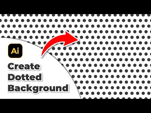 2 Way How to Make Dotted Background - Adobe Illustrator Tutorials
