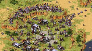 Red Alert 2 -7 vs 1 - Brutal Ai - Heptagon Havoc new map - FRance vs 7 random - Cannon