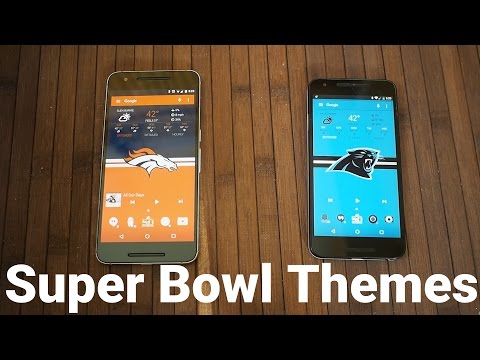 Building a Super Bowl theme for your phone