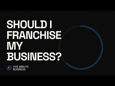 YouTube video thumbnail for: Should I Franchise My Business?
