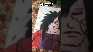 madara Uchiha art work drawing