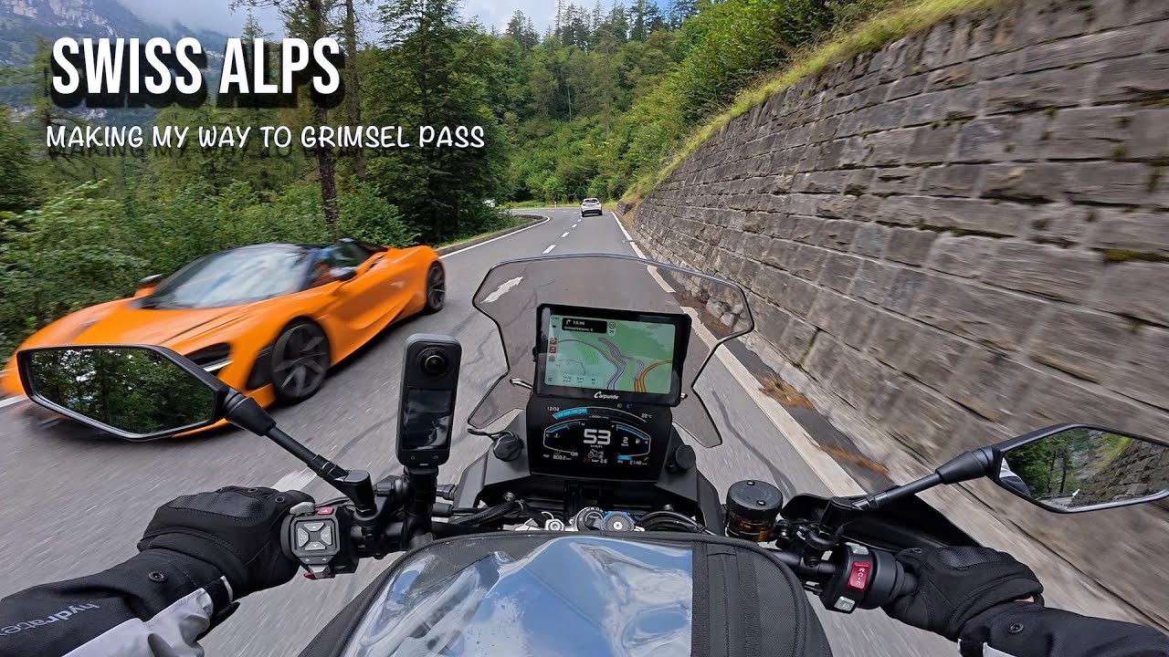 Swiss Alps heading to Grimsel Pass