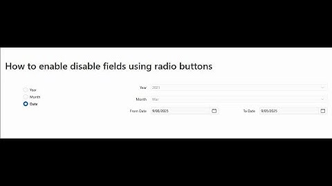 How to enable disable fields using radio buttons #APEX #LowCode #OracleAPEXForms #OracleAPEXReports