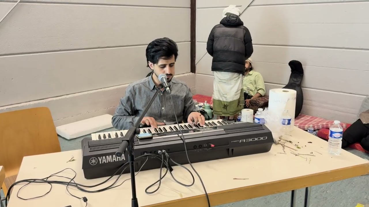 أعراس ال النقيب في المانياء  شرح الفنان عبدالله خواجه وابو جمال