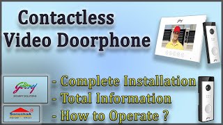Godrej See Thru Pro Video Door Phone | CONTACTLESS | LIVE DEMO INSTALLATION | WiFi Video Doorbell screenshot 1