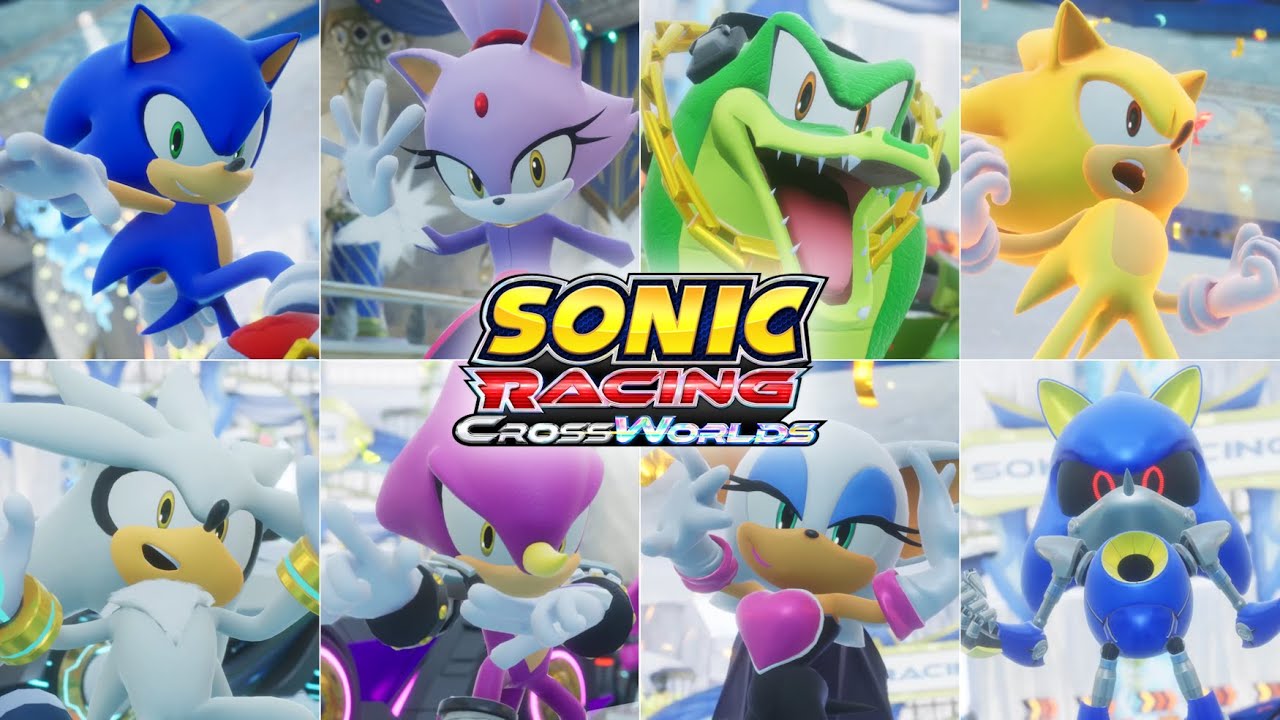All Main Victory Animations in Sonic Racing: CrossWorlds [4K 60FPS]