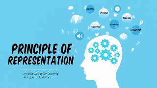 UDL - Principle of Representation Guideline 1 - Perception