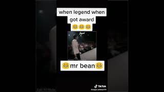 Mr Bean Grabs The Award In A Award Ceremony When Legends Get Awards