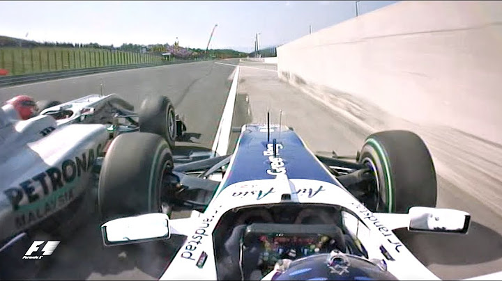 Schumacher Squeezes Barrichello | 2010 Hungarian Grand Prix