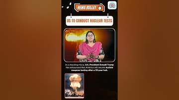 Trump Resumes Nuclear Testing After 33 Years | New Arms Race Looms #shorts #surrekhabaskar